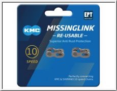 KMC Missinglink 2 paar 10R EPT OVP 10-fach Ketten, 5,88mm,silber