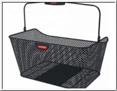 KLICKfix Hinterradkorb City f. Racktime 40x20x30 cm engmaschig schwarz