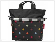 KLICKfix City-Tasche Bikebasket oval Reisenthel, dots 34x31x17,5cm, 12ltr.