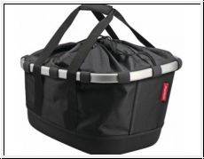 KLICKfix City-Tasche Bikebasket GT black- 33x27x42cm- mit UniKlip 21ltr.