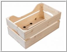 Racktime Holzbox Woodpacker natur, 49x24,1x29,5cm, 25ltr