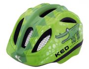 KED Kinder Fahrradhelm Meggy Reptile Green Croco Gr. M 52-58 cm