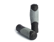 XLC Griffe Bar Grips  Ergonomic GR-G03 schwarz/grau, 125 mm